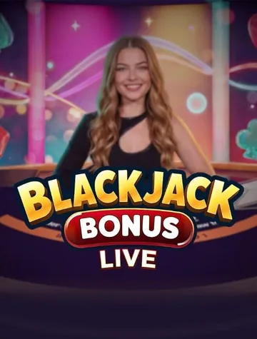 Une croupière souriante accueille les joueurs à la table de Blackjack Bonus Live d'Iconic21